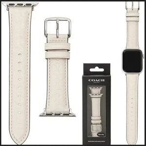Coach Apple Watch Leather Logo Replacement Band